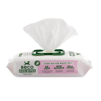 Beco - Bamboo Dog Wipes - Unscented - 80 Pack - Poodlewohl