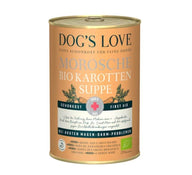 DOG'S DOC Morosche Karottensuppe für Hunde — natürliche Unterstützung bei Verdauungsproblemen, nährstoffreiche und schonende Rezeptur in Bio-Qualität, ideal für empfindliche Mägen.