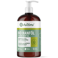 AniForte® Bio Hanföl für Hunde, Katzen und Pferde – kaltgepresst aus biologischem Anbau, reich an Omega-3 und Omega-6 Fettsäuren, zur Unterstützung von Haut, Fell und Immunsystem