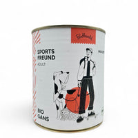 Poodlewohl Gans Adult Bio-Nassfutter für Hunde – hochwertige Dose mit Gänsefleisch, Amaranth, Gemüse und Kräutern