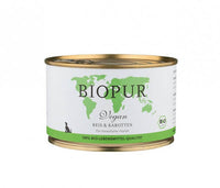 Biopur Hundefutter vegan Reis und Karotte 400g