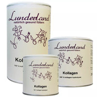 Lunderland Kollagen Hydrolysat für Hunde und Katzen – 100 % reines, granuliertes Pulver zur Unterstützung von Gelenken, Knochen, Haut, Fell und Krallen. Ideal für mehr Beweglichkeit und Vitalität bei Tieren.