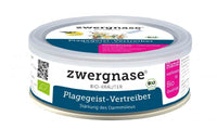 Plagegeist-Vertreiber – natürliche Kräutermischung zur Unterstützung der Darmgesundheit bei Hunden und Katzen. Mit Bio-Thymian, Oregano, Kürbiskernen, Karotten, Ingwer, Kokos, Kümmel, Kurkuma, Wermut, Kardenwurzel und Pfeffer. Ideal als 7-Tage-Kur zur Pflege und Stabilisierung des Darmmilieus.