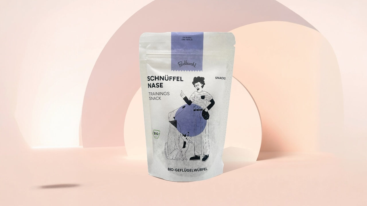 Bio-Hundesnack Tüte von Poodlewohl Hamburg - Bio-Shop für Hunde & Katzen