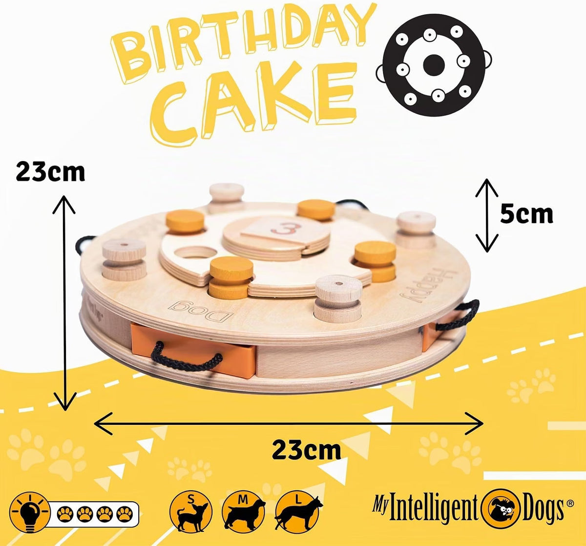 My Intelligent dog Birthday Cake