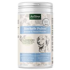 AniForte® Bierhefe Pulver für Hunde und Katzen – natürliches Ergänzungsfuttermittel zur Unterstützung von Fell, Haut und Vitalität, reich an B-Vitaminen und Proteinen