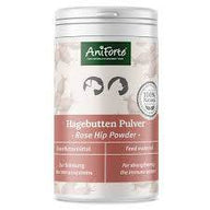 AniForte® Hagebuttenpulver – natürliches Ergänzungsfuttermittel für Hunde und Katzen, unterstützt Immunsystem und Gelenkfunktion mit Vitamin C aus 100 % Hagebuttenschalen