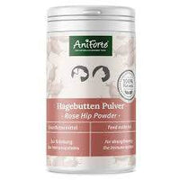 AniForte® Hagebuttenpulver – natürliches Ergänzungsfuttermittel für Hunde und Katzen, unterstützt Immunsystem und Gelenkfunktion mit Vitamin C aus 100 % Hagebuttenschalen
