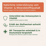 MultiVETAL Pulver für Hunde & Katzen – Vitamine & Mineralstoffe aus Naturstoffen Erklärung