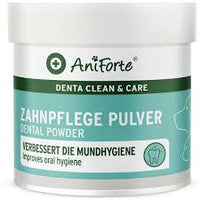 AniForte® Denta Clean & Care Pulver – natürliche Zahnpflege für Hunde und Katzen zur Reduktion von Zahnstein, Plaque und Maulgeruch, mit Seealgen, Pfefferminz und Apfeltrester