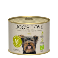 DOG’S LOVE Bio Huhn – getreidefreies Nassfutter für Hunde 200g