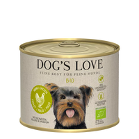 DOG’S LOVE Bio Huhn – getreidefreies Nassfutter für Hunde 200g