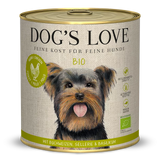 DOG’S LOVE Bio Huhn – getreidefreies Nassfutter für Hunde 800g