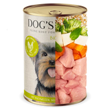 DOG’S LOVE Bio Huhn – getreidefreies Nassfutter für Hunde Inhalt