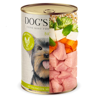 DOG’S LOVE Bio Huhn – getreidefreies Nassfutter für Hunde Inhalt
