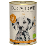 DOG’S LOVE Bio Pute – getreidefreies Nassfutter für Hunde 400g