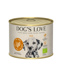 DOG’S LOVE Bio Pute – getreidefreies Nassfutter für Hunde 200g