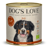 DOG’S LOVE Bio Rind – Nassfutter für Hunde 800g
