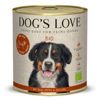DOG’S LOVE Bio Rind – Nassfutter für Hunde 800g