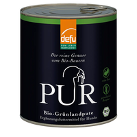 Defu Bio Grünlandpute Pur – Reinfleisch für Hunde 800g