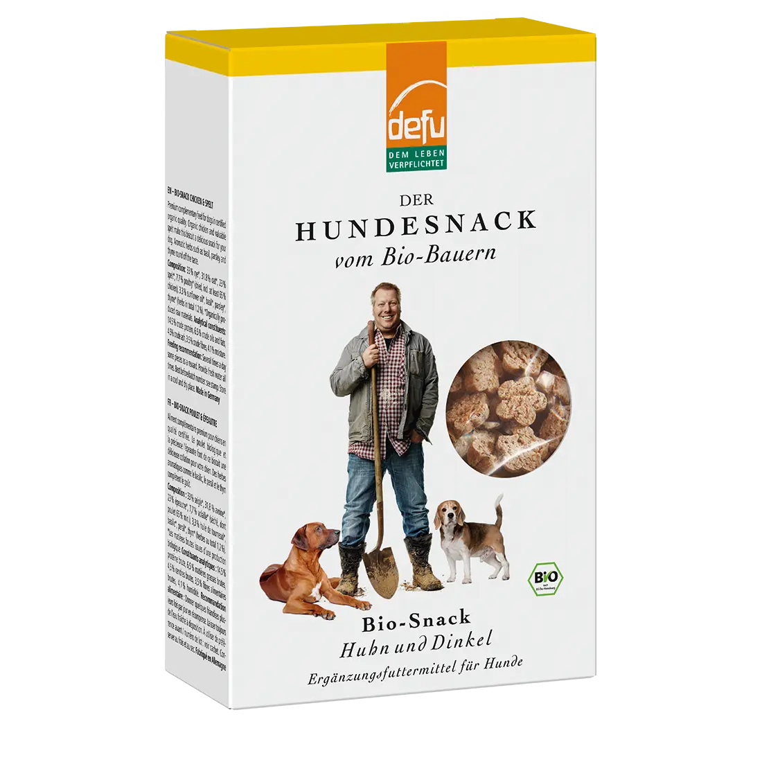 Defu Bio Hundesnack Huhn und Dinkel 200g