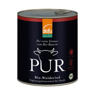 Defu Bio Weiderind Pur 800g - Reinfleisch für Hunde