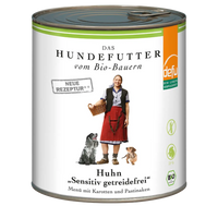 Defu Huhn High Sensitive – getreidefreies Bio-Nassfutter 820g