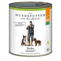 Defu Huhn Sensitive – Bio-Nassfutter für empfindliche Hunde 820g