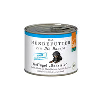 Defu Junior Sensitive Geflügel – Bio-Nassfutter für Welpen 200g