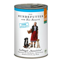 Defu Junior Sensitive Geflügel – Bio-Nassfutter für Welpen 410g