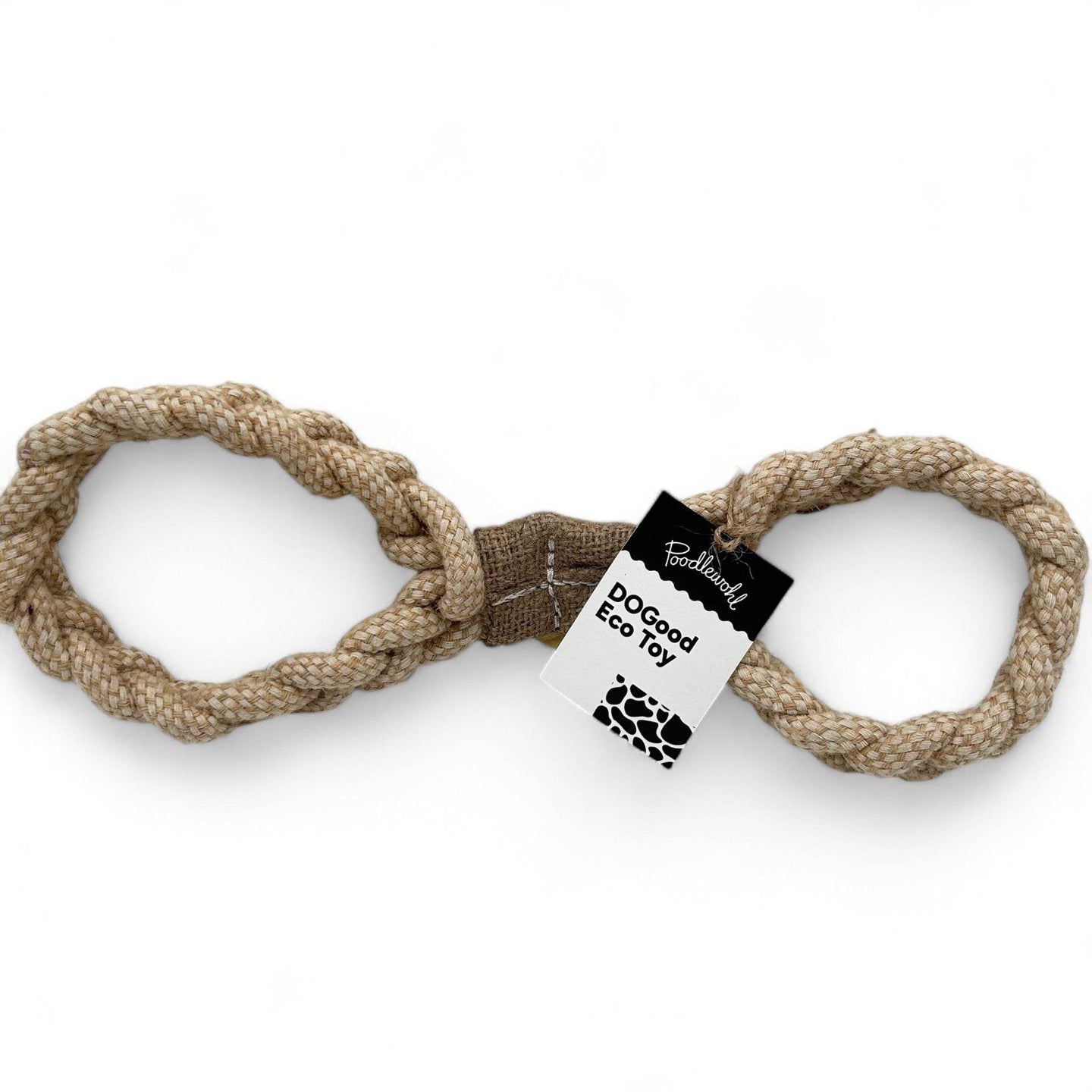 Das DoGood Eco Toy "Bummy" ist ein umweltfreundliches Hundespielzeug aus 100 % Jute, einer nachhaltigen Pflanzenfaser. Es ist biologisch abbaubar, robust und unterstützt den Tierschutz durch Spenden an Hunderettungsorganisationen.

