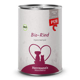 Herrmann’s Bio-Rind Reinfleisch – für Hunde & Katzen 400g
