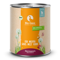 Herrmann’s Bio-Welpenfutter Gans – getreidefrei 800g