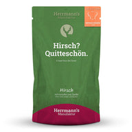 Herrmann’s Hirsch mit Kartoffel & Quitte – Hundefutter 150g