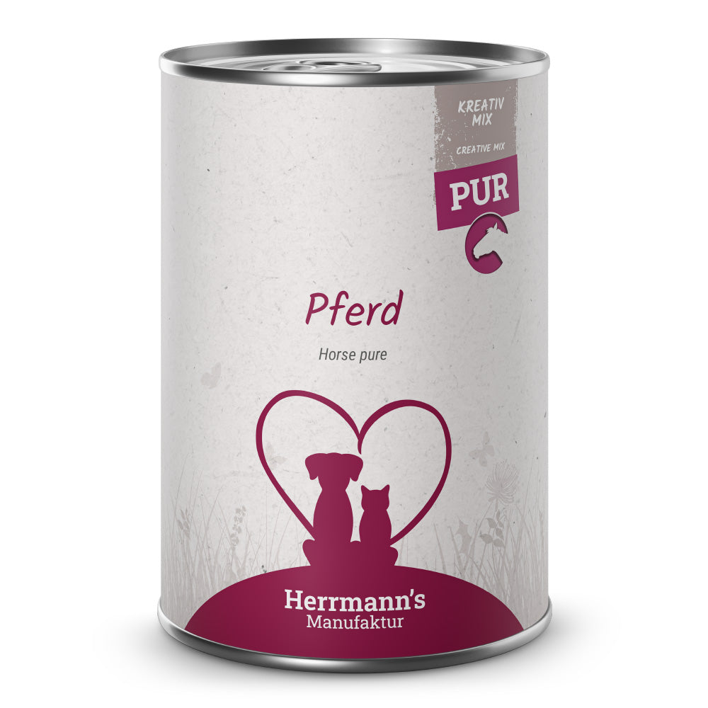Herrmann’s Reinfleisch Pferd – für sensible Hunde & Katzen 400g