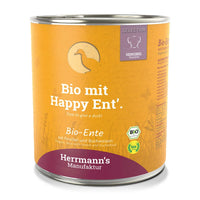Herrmann’s Sensibel Ente – Bio-Hundefutter für sensible Hunde 800g