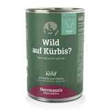 Herrmann’s Wild auf Kürbis – Getreidefreies Hundenassfutter 400g
