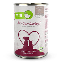 Herrmann’s Kreativ-Mix Bio-Gemüsetopf für Hunde und Katzen – Ergänzungsfutter aus 100 % einheimischem Gemüse und Früchten