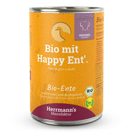 Herrmann’s Selection Bio-Ente mit Fenchel & Buchweizen – Alleinfutter für sensible Hunde in Bio-Qualität