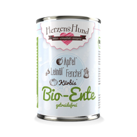 Herzenshund Bio-Ente – Getreidefreies Hundefutter 400g