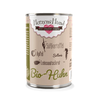 Herzenshund Nassfutter Huhn für Hunde – Bio, leicht verdaulich, mit Gemüse & Obst