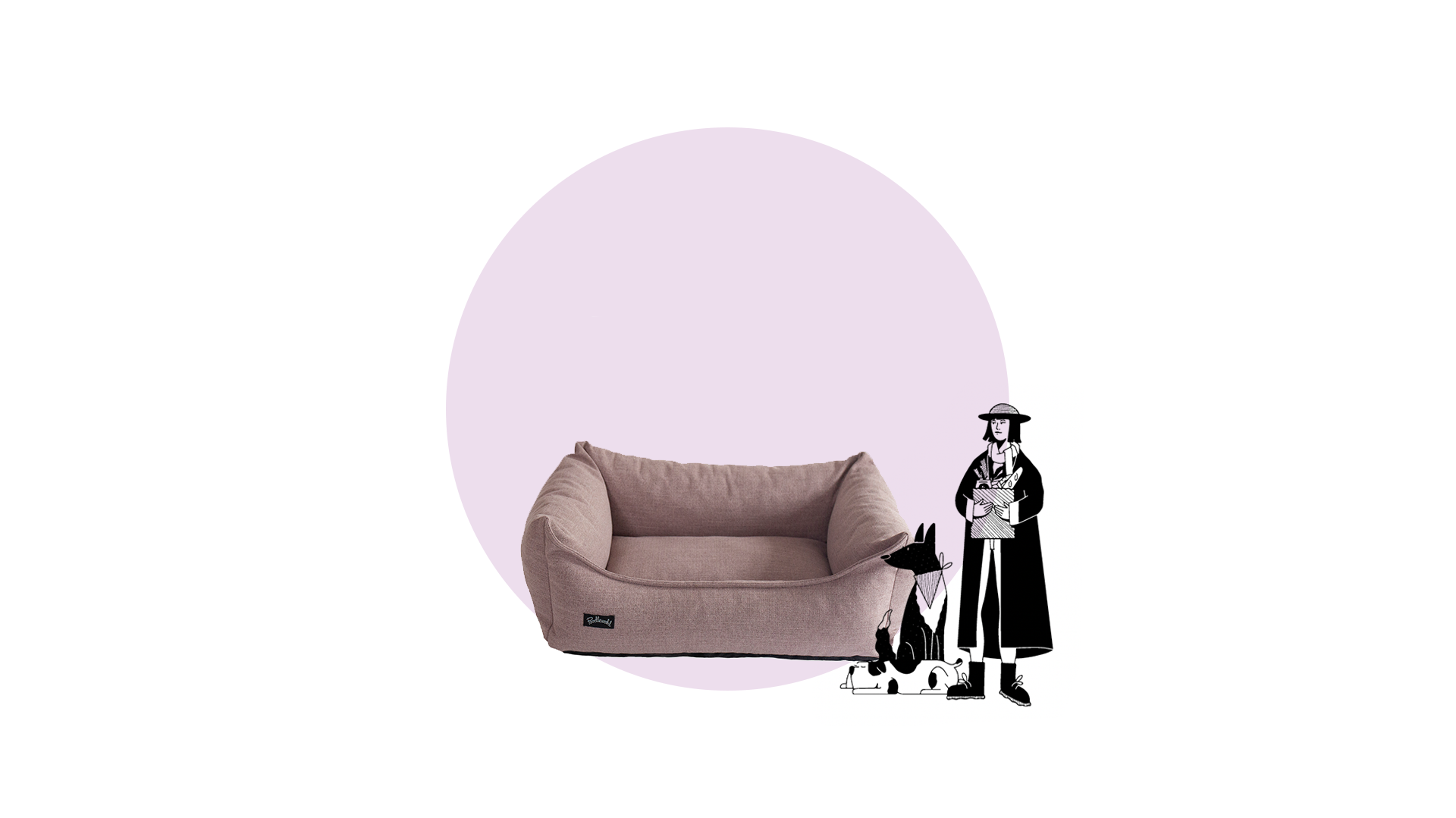 Hundebett Poodlewohl Hamburg - Bio Shop für Hunde