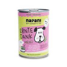 Napani Veganes Bio-Hundefutter mit Linsen, Süßkartoffel und Hafer – purinarm & allergikerfreundlich