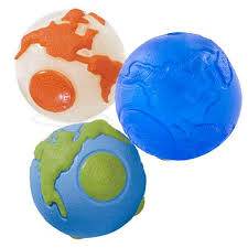 Planet Dog Orbee-Tuff® Orbee Ball – robustes, biologisch abbaubares Hundespielzeug mit Leckerli-Öffnung, Minz-Aroma, schwimmfähig, langlebig und leicht zu reinigen