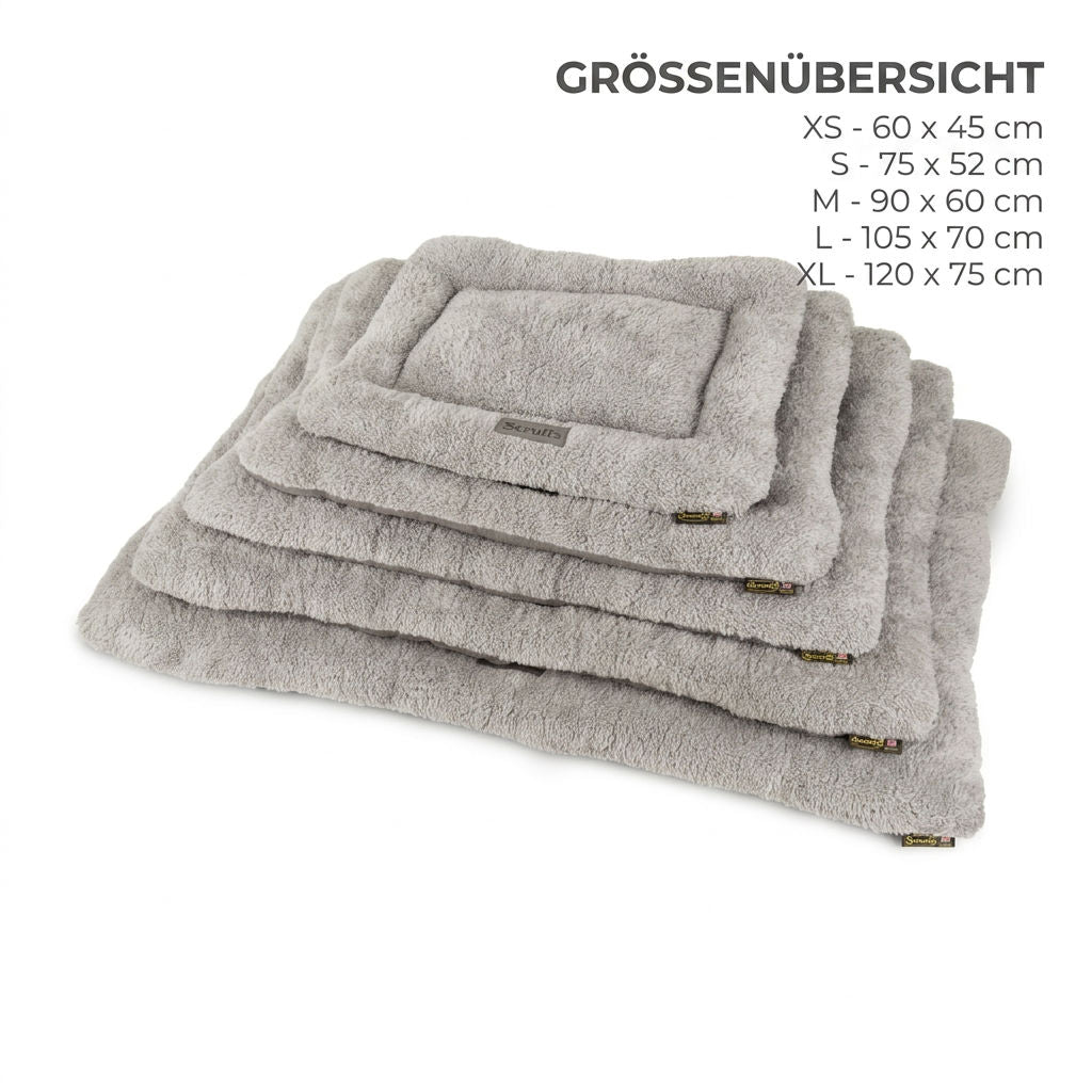 Scruffs Cosy Crate Mat größenübersicht