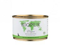 Biopur Hundefutter vegan Reis und Karotte 400g