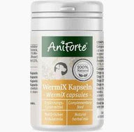 WermiX Kapseln für Hunde von AniForte – natürliche Kräutermischung zur Unterstützung nach einem kurierten Wurmbefall, mit Thymian, Wermut, Beifuß und Salbei