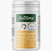 WermiX Kapseln für Hunde von AniForte – natürliche Kräutermischung zur Unterstützung nach einem kurierten Wurmbefall, mit Thymian, Wermut, Beifuß und Salbei
