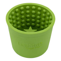 LickiMat Yoggie Pot – Anti-Schling-Napf aus Naturkautschuk grün