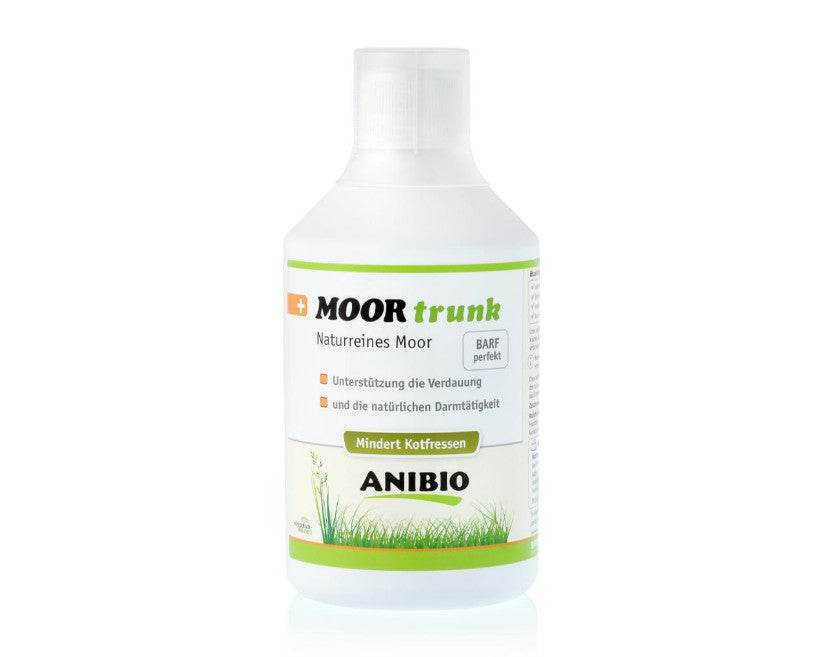 ANIBIO Moortrunk für Hunde – naturreines Moor zur Unterstützung der Verdauung, gegen Kotfressen und zur Förderung von Magen-Darm-Gesundheit